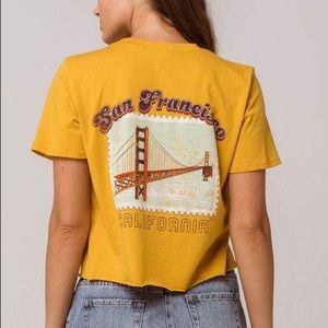 yellow crop top san francisco